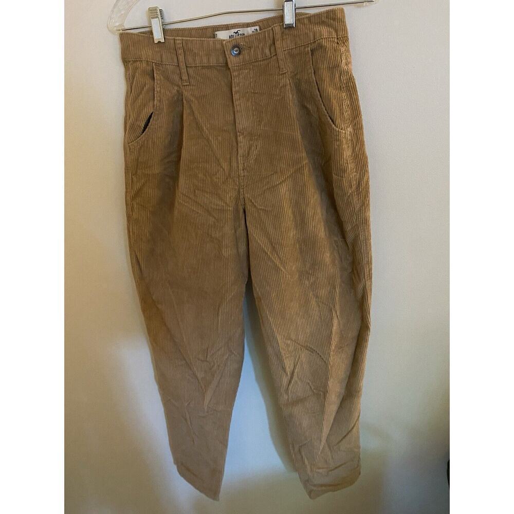 Hollister High Rise Corduroy Pants‎ Women Size 28